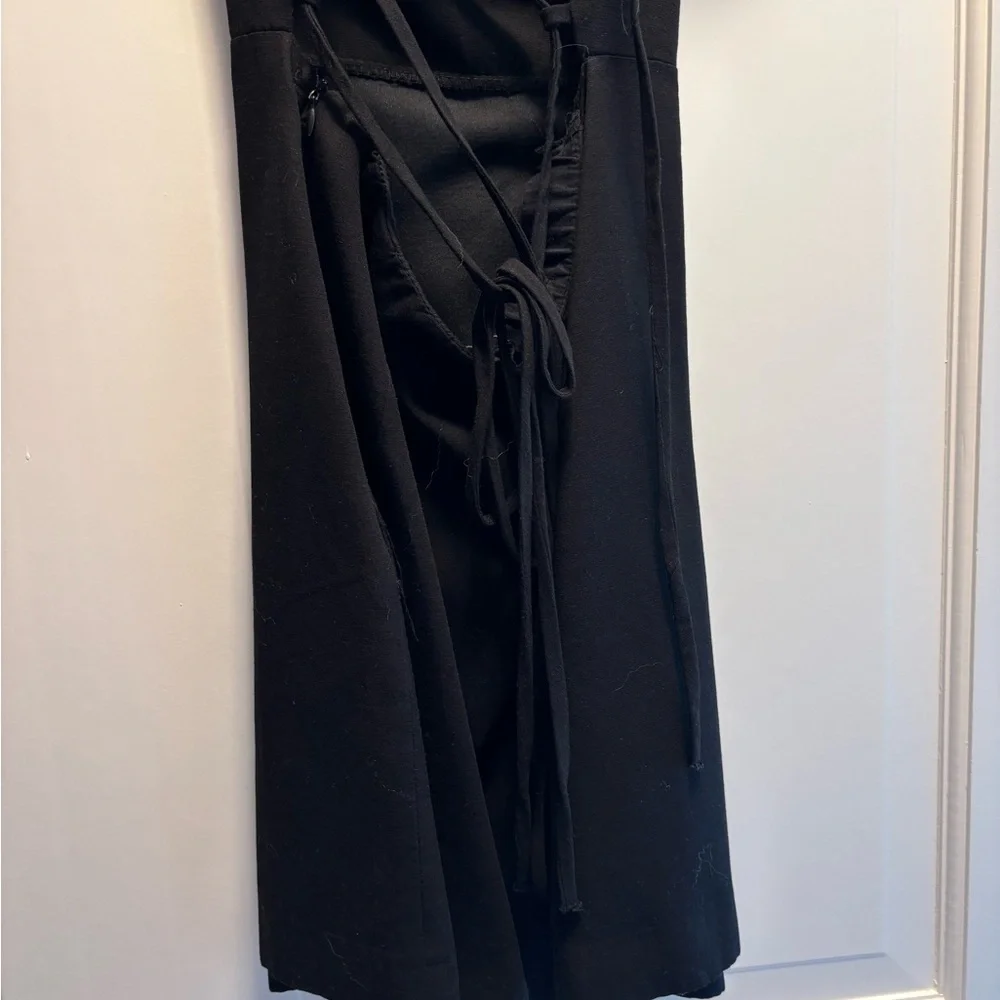 Zara Black and White Puff Sleeve Sundress - Picture 6 of 6